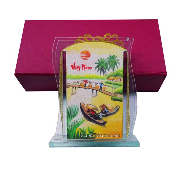 Tranh cát 2 mặt để bàn