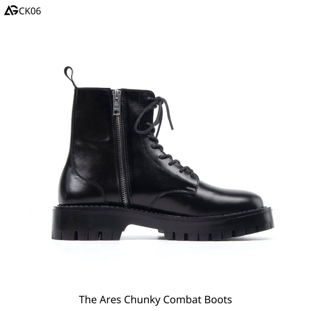 The Ares Chunky Combat boots August CK06 chính hãng bảo hành 12 tháng