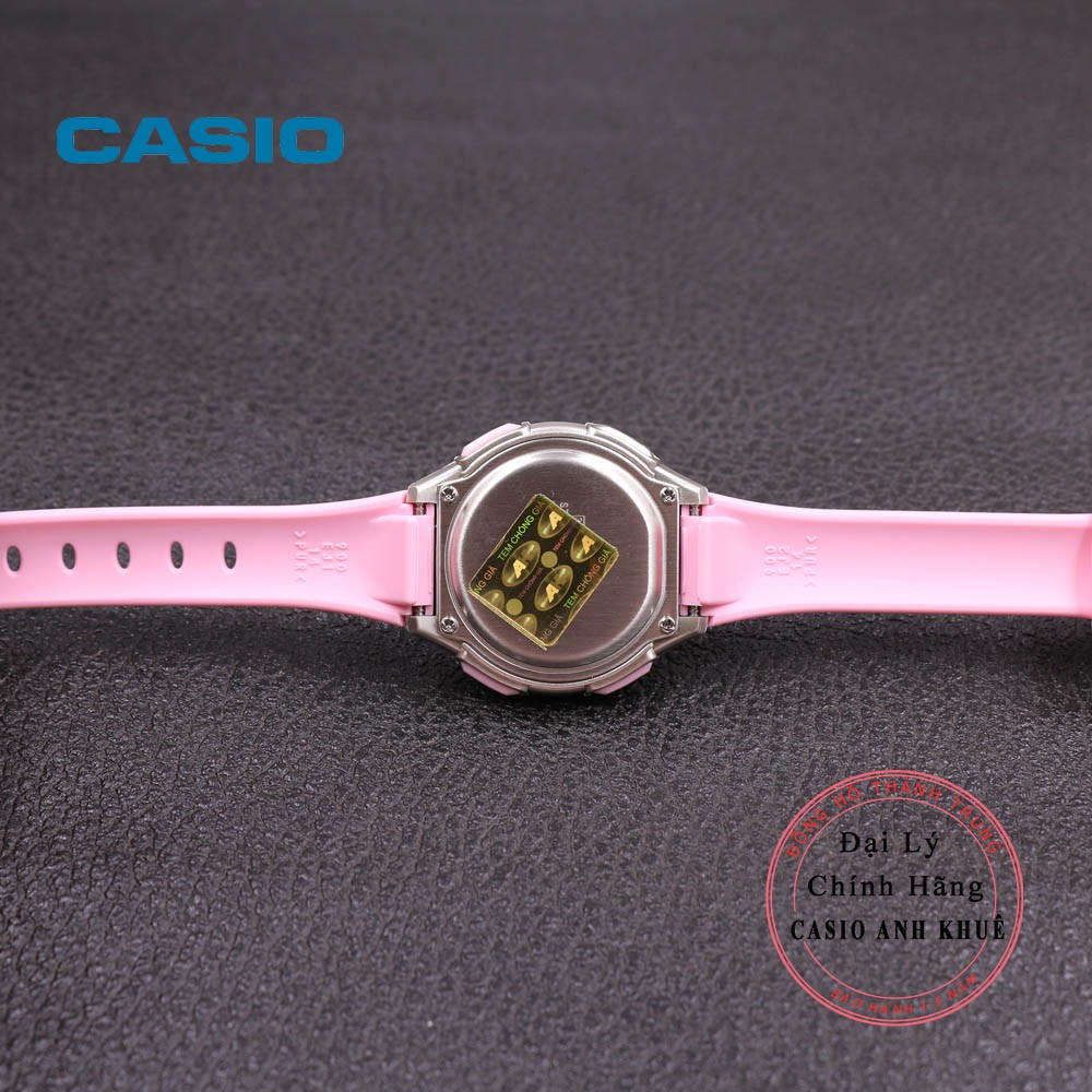 Đồng Hồ Nữ Casio LW-203-4AVDF Dây Nhựa Pin 10 Năm