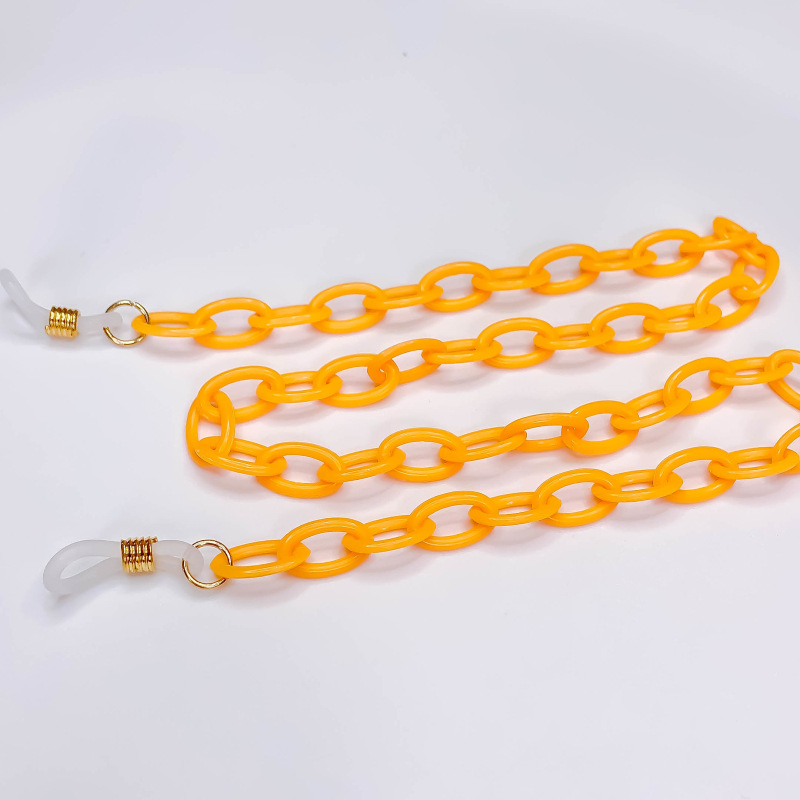 Dây đeo khẩu trang/ mắt kính chống trượt bằng acrylic có thể điều chỉnh thời trang cho nam và nữ