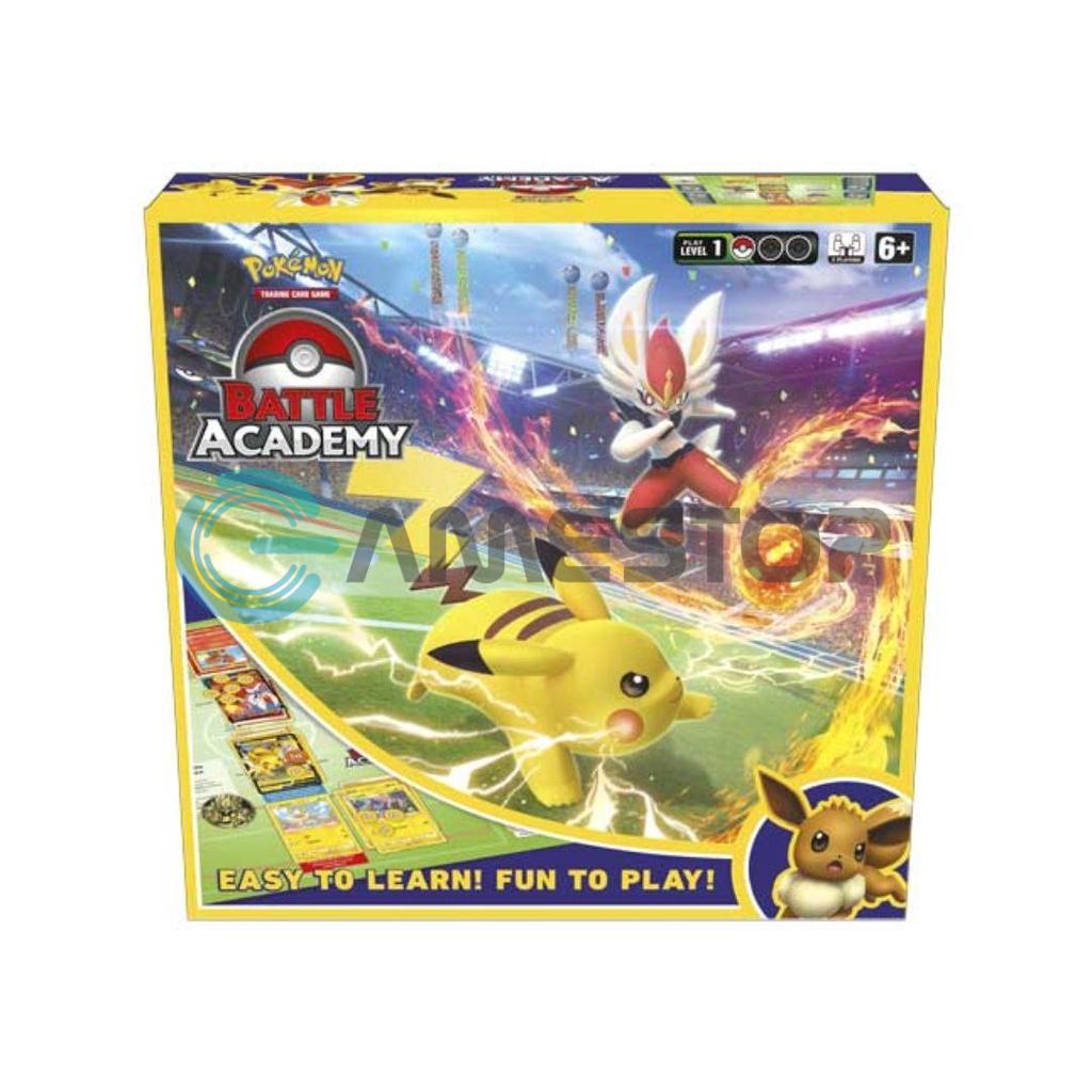 Thẻ bài Pokemon TCG Battle Academy Cinderace V Pikachu V and Eevee V Build Deck phiên bản tiếng Anh POKTCGUSTK04