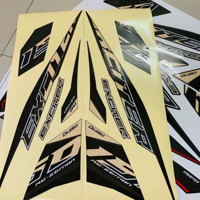 Tem Zin Exciter 150 1:1 bản 2019 (bộ)