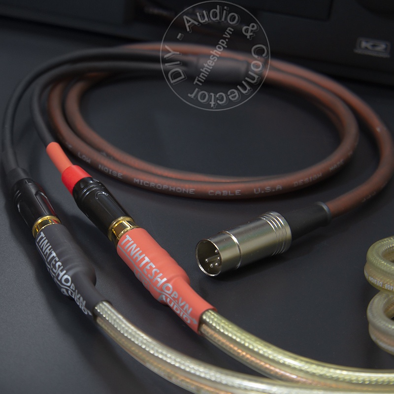 Dây MIDI 5pin sang 2AV DIY 0.5M đến 5M - Cáp DIN 5 sang 2 RCA cái chuyển âm thanh từ Âm ly Châu Âu ra Loa