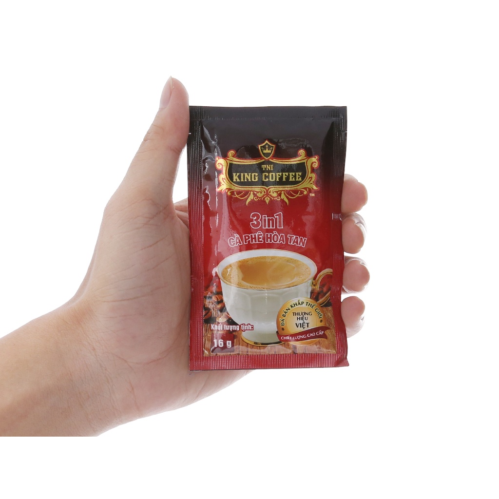 Cà phê hòa tan 3 in 1 TNI KING COFFEE /Cofe/Cafe cao cấp HSD 05/2023
