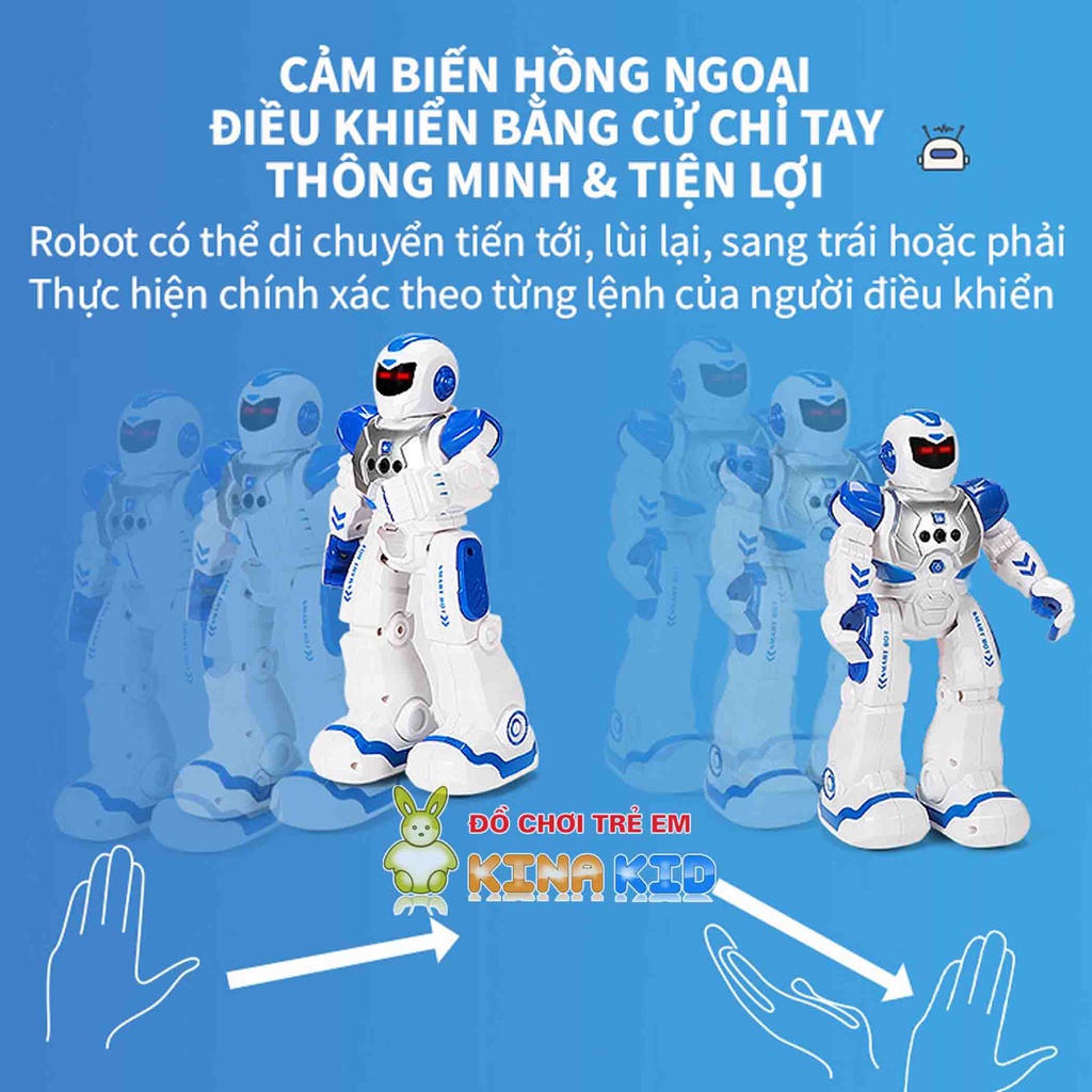 Robot thông minh điều khiển từ xa bằng cử chỉ tay và Remote SMART ROBOT NO822