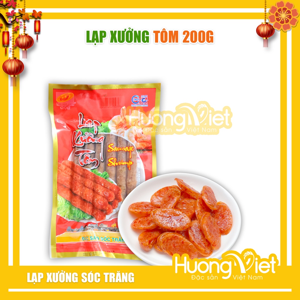 Đặc sản lạp xưởng Sóc Trăng Tân Huê Viên chính hãng hương vị gia truyền thơm ngon đậm đà vị Mai Quế Lộ