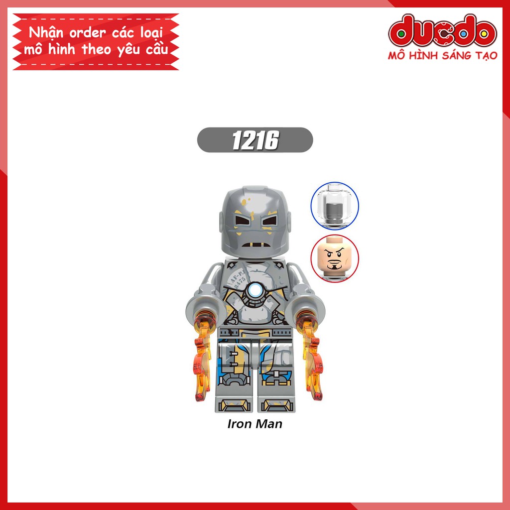 Minifigures siêu anh hùng Iron Man Avenger End Game Đồ chơi Lắp ghép Xếp hình Mô hình Mini Super Hero XINH 0252 EndGame