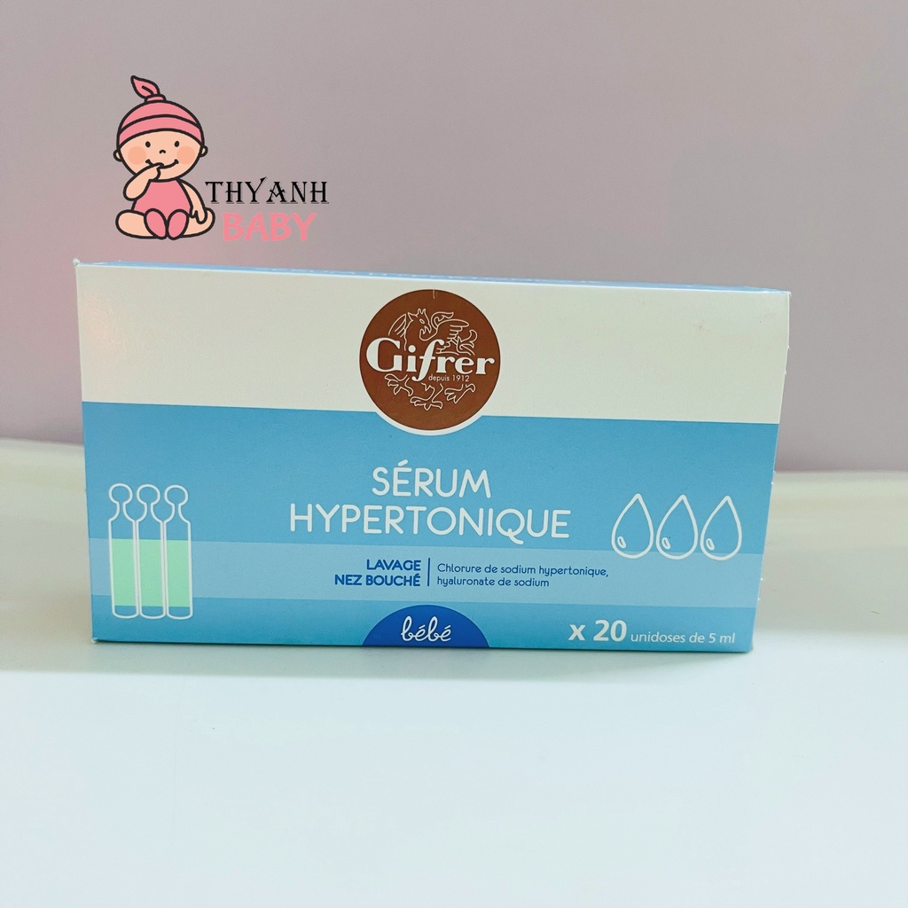 Nước Muối Sinh Lý Physiodose Pháp - Muối Hồng [Tep 40 ống 5ml/1]