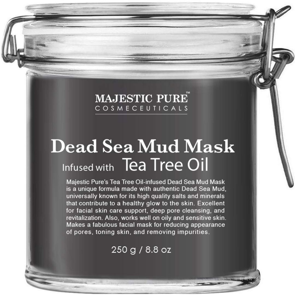 Mặt nạ bùn biển chết Majestic Pure Dead Sea Mud Mask With Tea Tree Oil 250gr