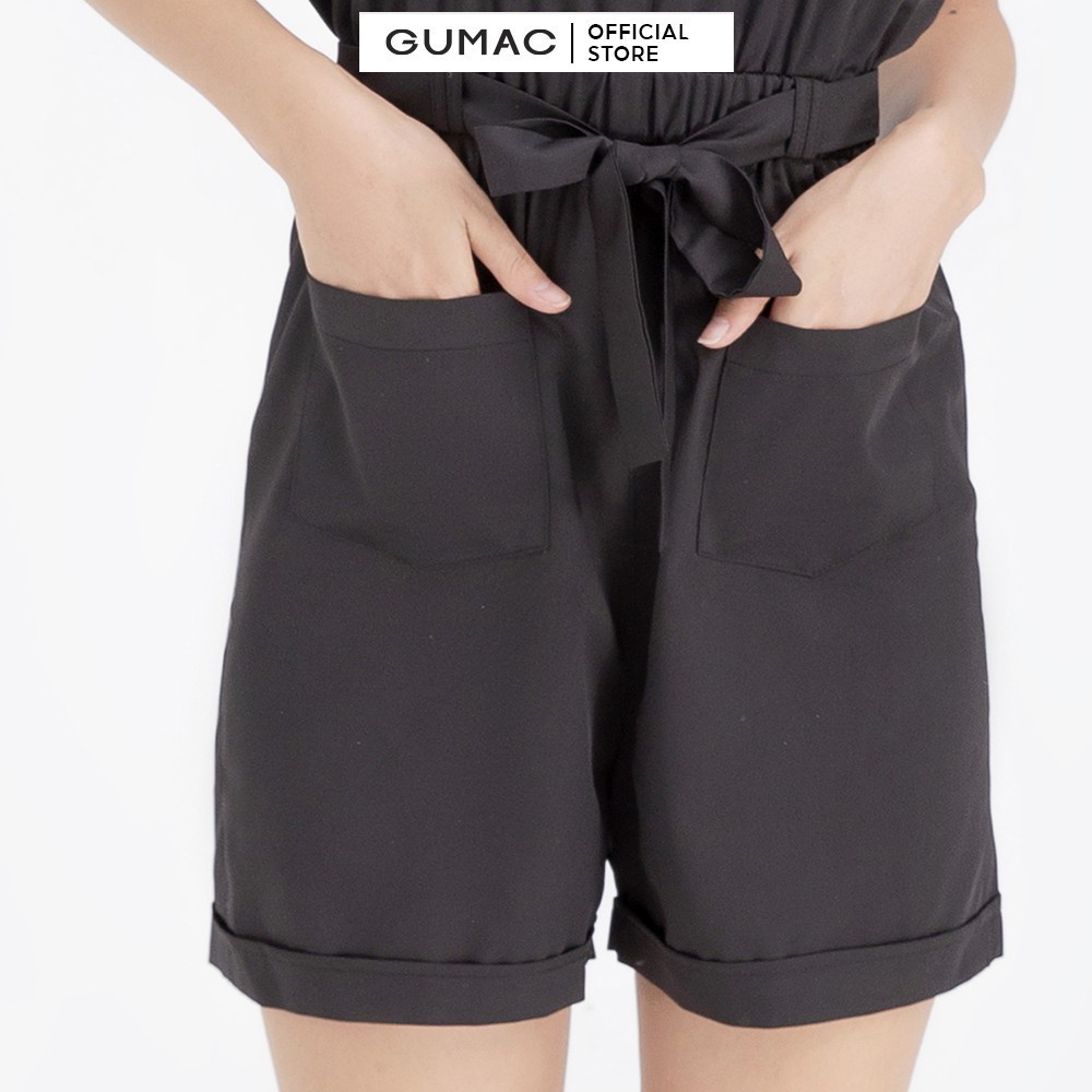 [Mã WABRGUM giảm 10% tối đa 30K đơn 99K] Jumpsuit 2 dây eo chun GUMAC DB697