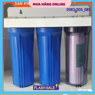 Giá Sốc Bộ Lọc Nước Thô Đầu Nguồn 10inch (sẵn hàng) 👉 Bộ 3 Cốc Lọc  10" 👉 Bộ Lọc Đầu Nguồn
