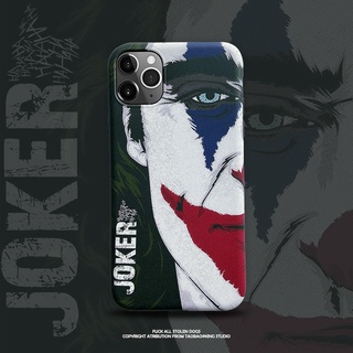 Ốp Điện Thoại Mềm Họa Tiết JOKER Đeo Nửa Mặt Sáng Tạo Phù Hợp Cho IPhone 12 11 Pro MAX Xs XRI8I7 Plus