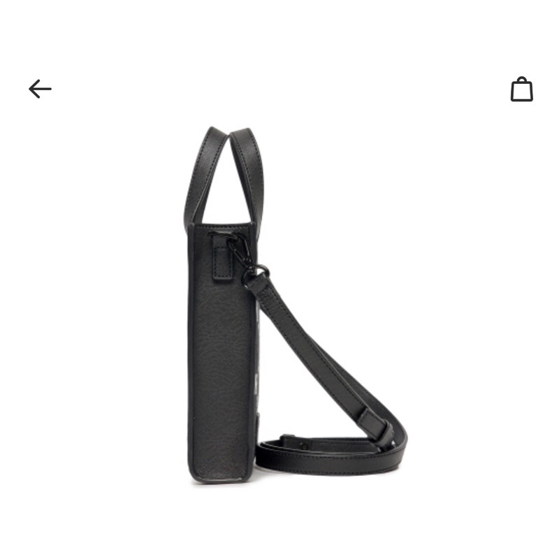 Túi MLB handphone jacquard Dia Mono ss22 đen