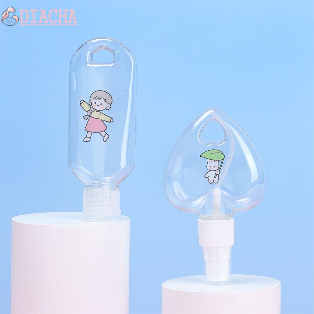 Bình xịt đựng nước rửa tay mini 30/50/60ml 30/50/60ml họa tiết hoạt hình kèm dây đeo tiện dụng mang theo du lịch