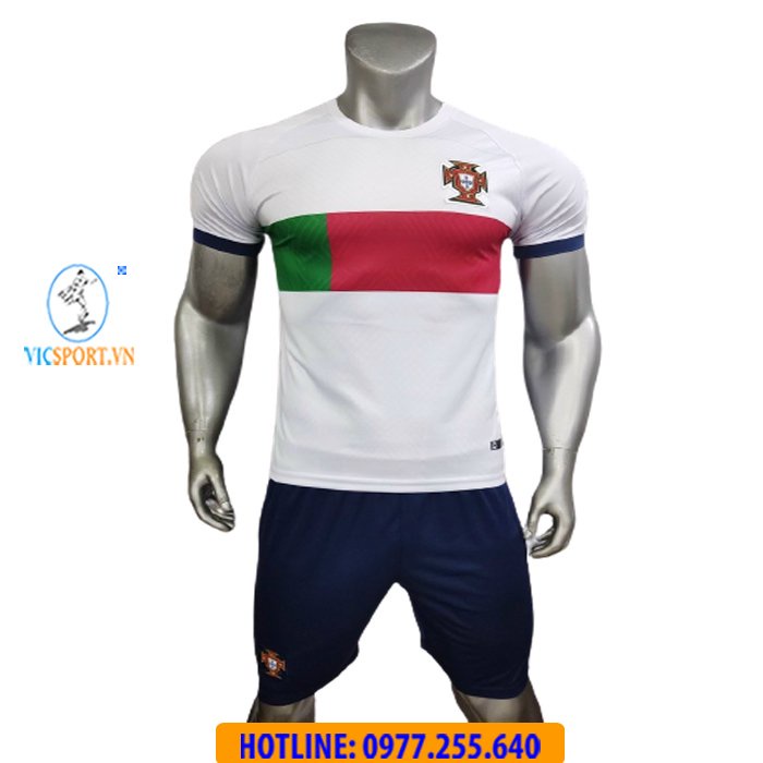 Áo Đá Bóng, Quần Áo Đá Banh Đội Tuyển Bồ Đào Nha 22-23 Thun Lạnh Thoáng mát- Vicsport