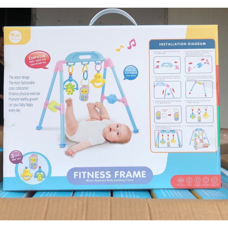 KỆ CHỮ A bé chơi - hàng chuẩn đẹp  FITNESS FRAME