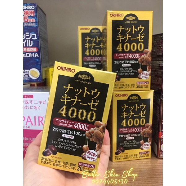 Viên uống chống đột quỵ 4000 FU Orihiro