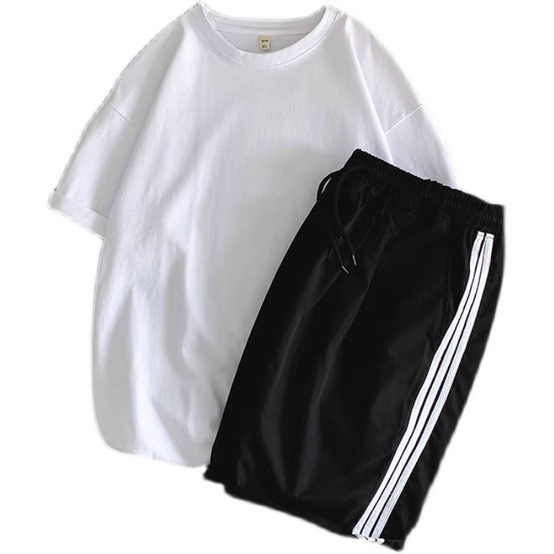 Set bộ short Boin shop năng động from rộng unisex cho cả nam và nữ