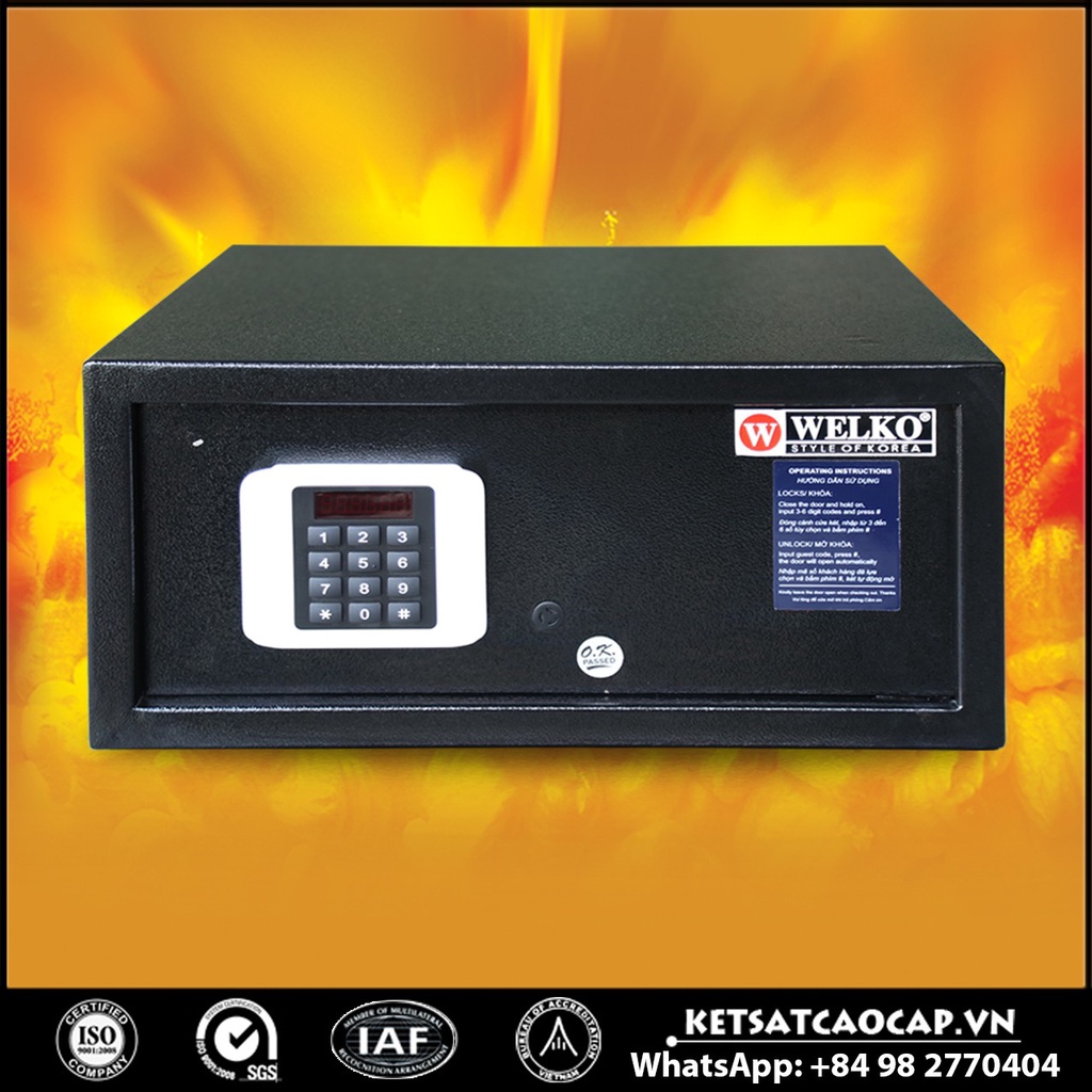 Két Sắt Khách Sạn Hotel Safes WELKO HS42 CN