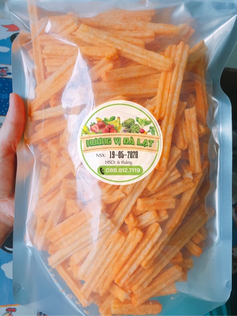 Khoai tây pho mai sấy giòn 500G giòn thơm béo ngậy
