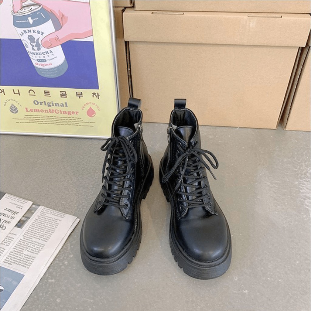 | BỐT MARTENS GIÀY CAO CỔ KHOÁ KÉO HÀN QUỐC | BigBuy360 - bigbuy360.vn