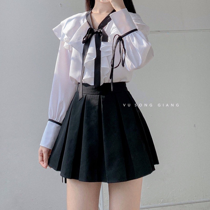 [ẢNH THẬT SHOP TỰ CHỤP] Chân váy xếp ly - có túi và lót quần | BigBuy360 - bigbuy360.vn