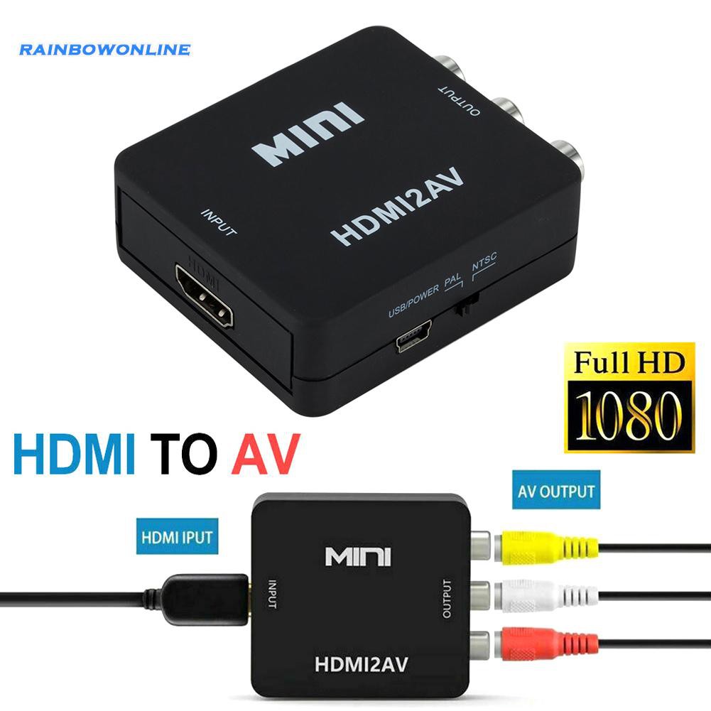 Bộ Chuyển Đổi Hdmi Sang Av Ntsc Pal Cho Ps3 Dvd Máy Tính