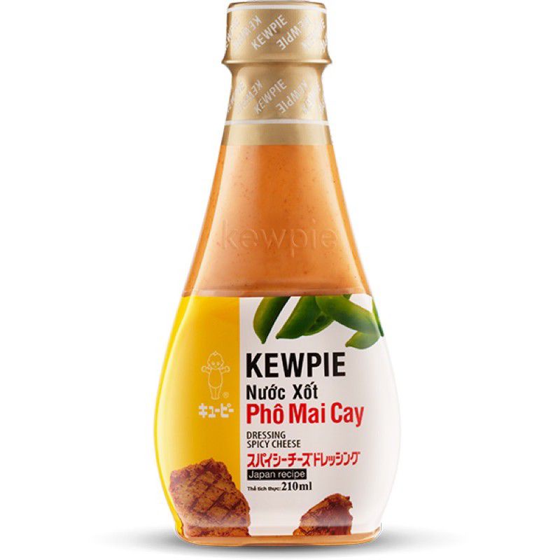 [Giao Hoả Tốc HCM]Sốt Mè Rang Kewpie 210ml-Nứoc Chấm Hỗ Trợ Ăn Kiêng