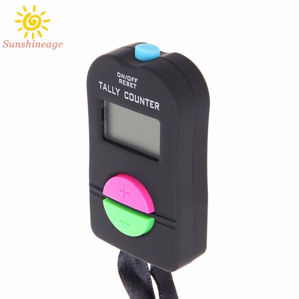 SUNAGE- ~Digital Counter Tally Counter 0-9999 2/sec Beep Clicker Manual Clicker【SUNAGE-HOT Fashion】