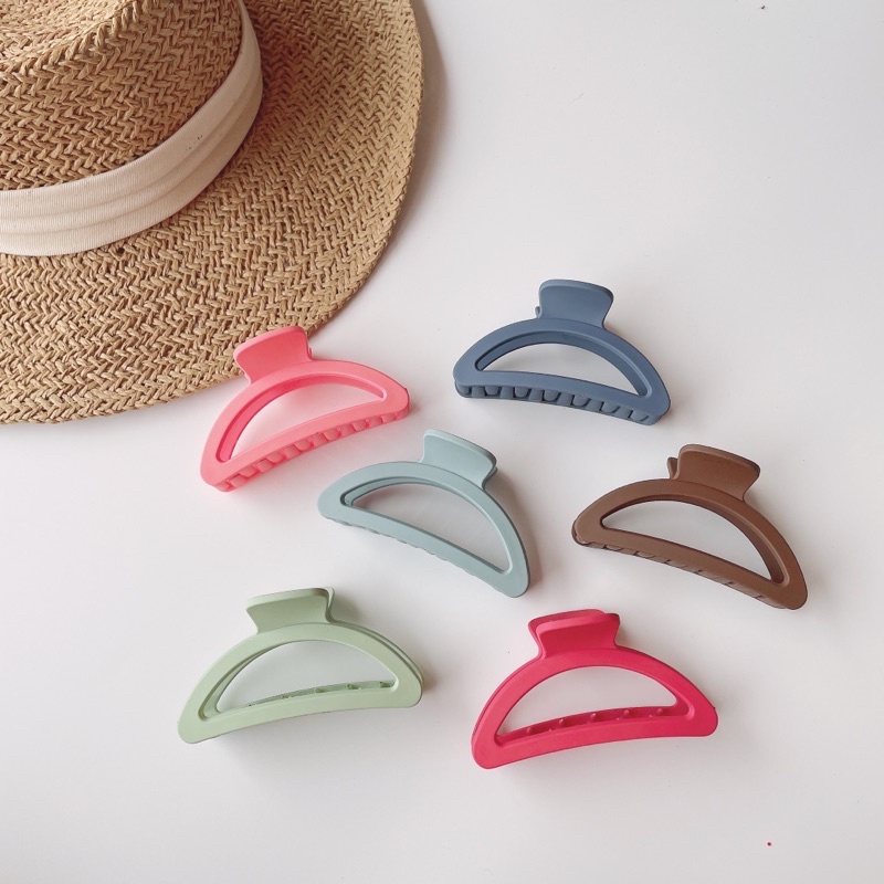 Kẹp tóc hàn quốc ❤SALE❤ Kẹp càng cua hot trend chất lì không bám bụi có sẵn nhiều màu  TT211