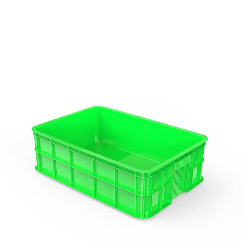 Sóng nhựa bít, rổ nhựa bít, sóng nhựa kín hình chữ nhật 1T9, kích thước 61 x 42 x 19cm