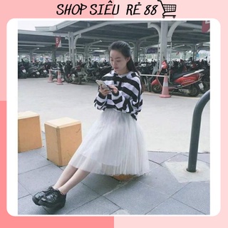 Chân Váy Nữ Váy Lưới Tutu Xòe bốn lớp