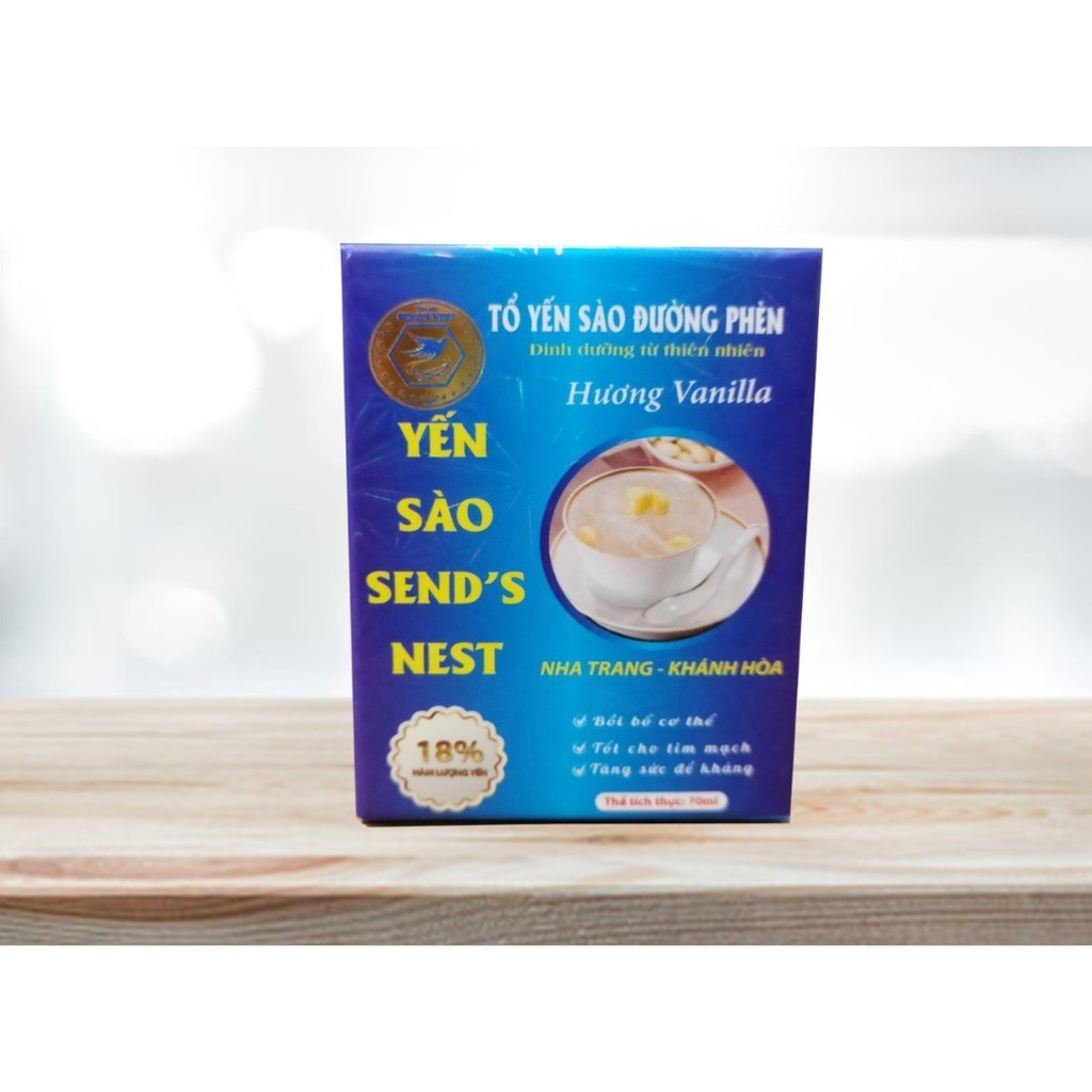 [SALE 3 NGÀY] 1 LỌ Yến sào SEND'S NEST 18% tổ yến cao cấp (10 lọ tặng 1 lọ 18% vị ngẫu nhiên)