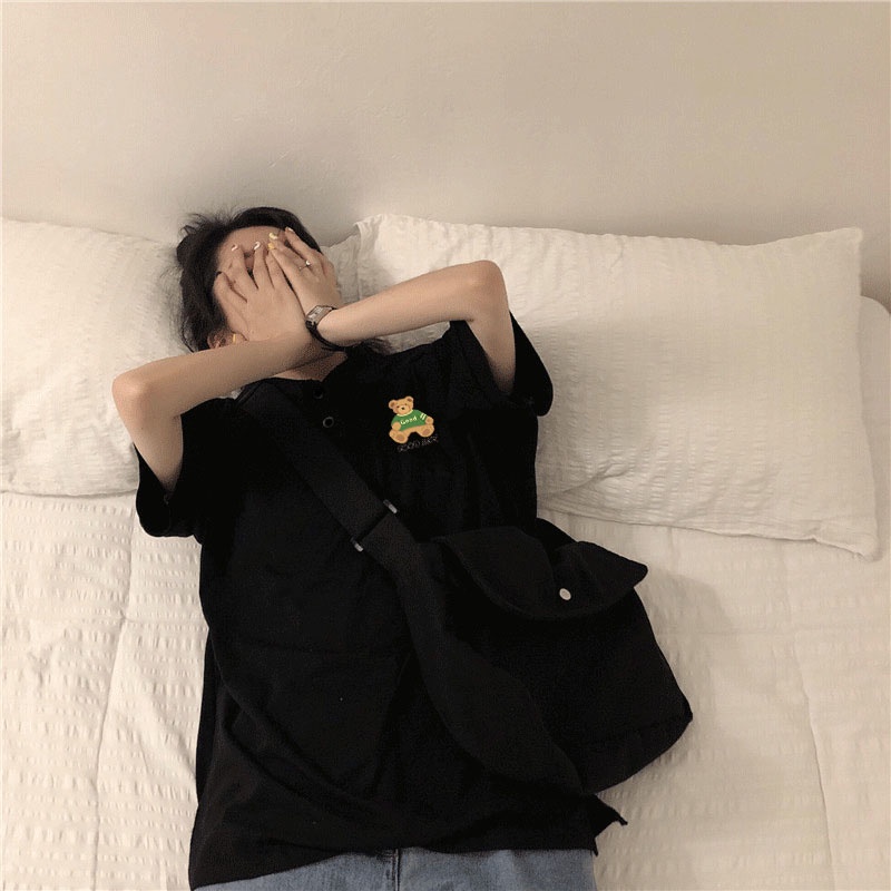 Áo polo nữ form rộng có cổ đẹp chất cotton form unisex PL045 Miucho in Graphic
