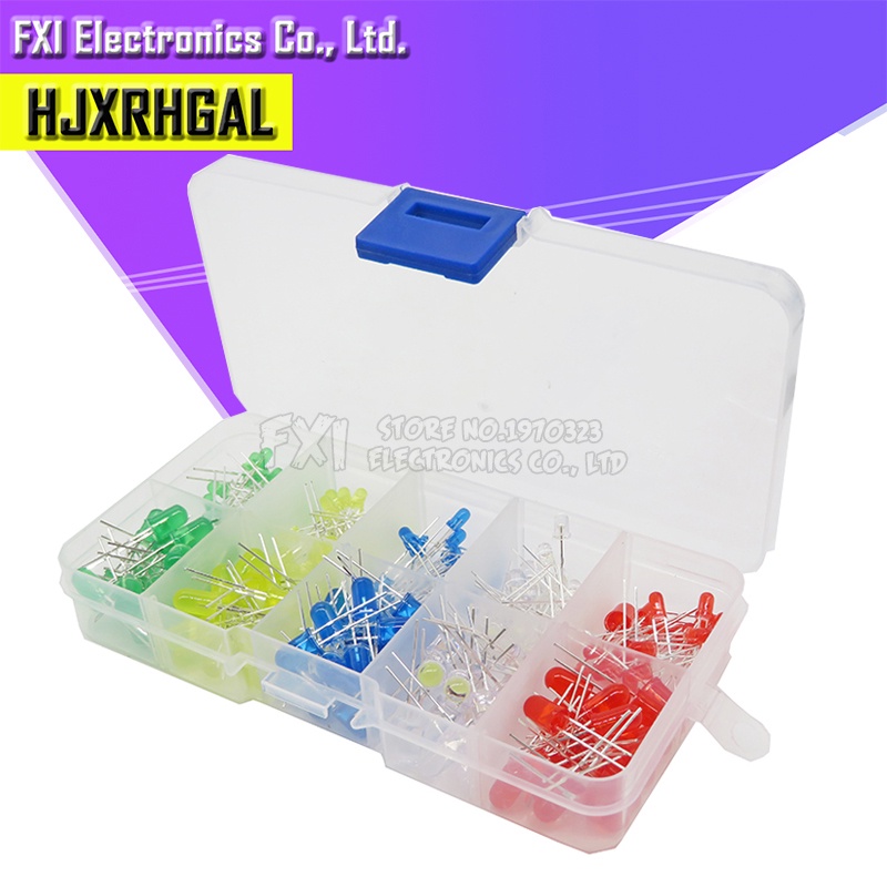 Set 200 Đèn Led Diode 3MM 5MM Nhiều Màu Sắc