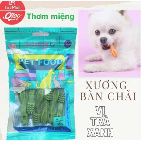 Xương gặm orgo thế hệ mới cho chó gặm sạch răng vị bò, sữa,phomai,trà xanh