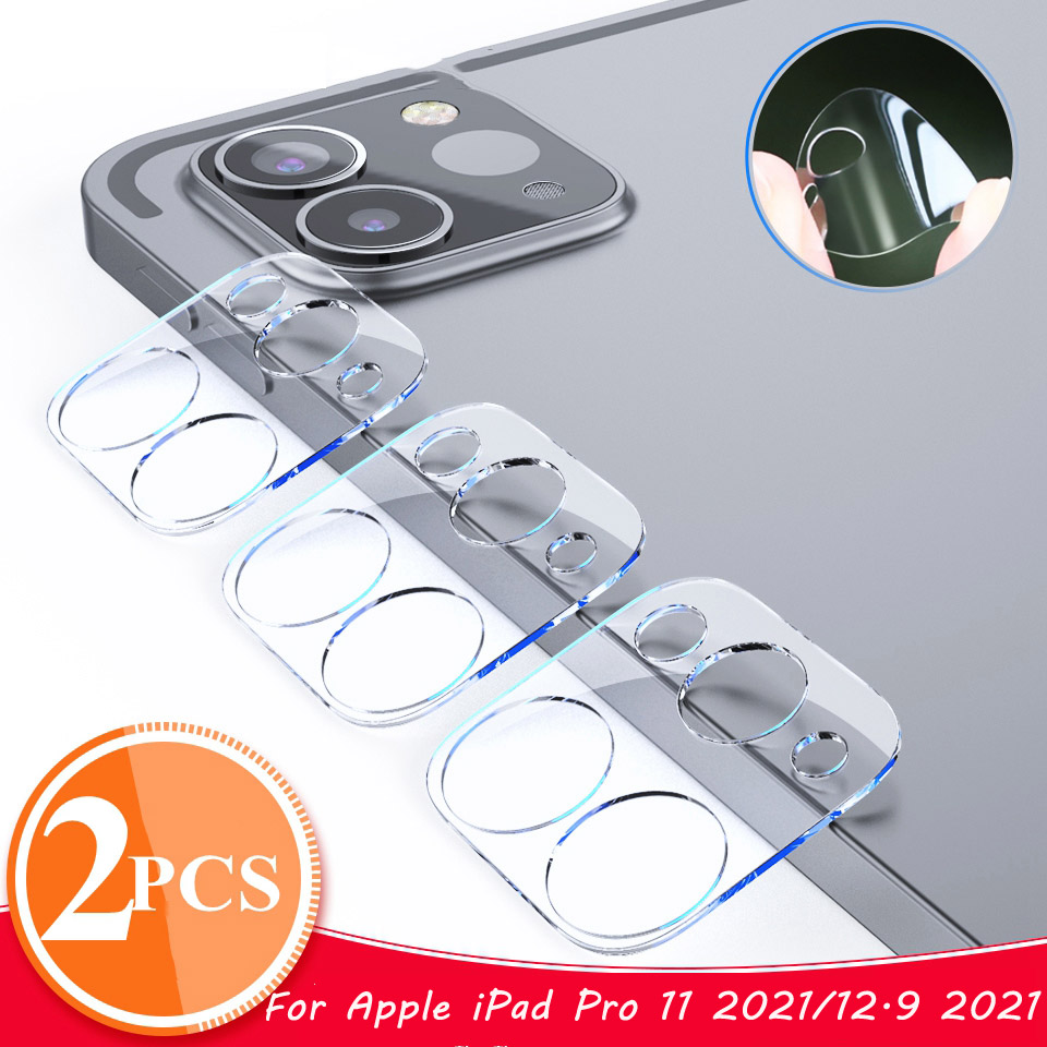 Set 2 kính cường lực bảo vệ máy ảnh thích hợp cho Apple Ipad Pro 11 12.9 2021 Ipadpro 12.9 11 2020