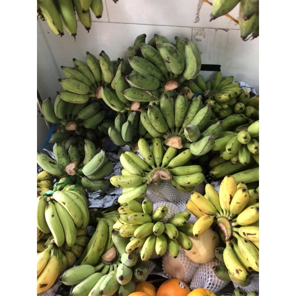 Chuối sứ / xiêm đen ( vui lòng ghi lấy chín hoặc sống )