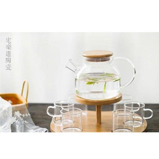 Bộ Ấm Trà Thủy Tinh Cao Cấp