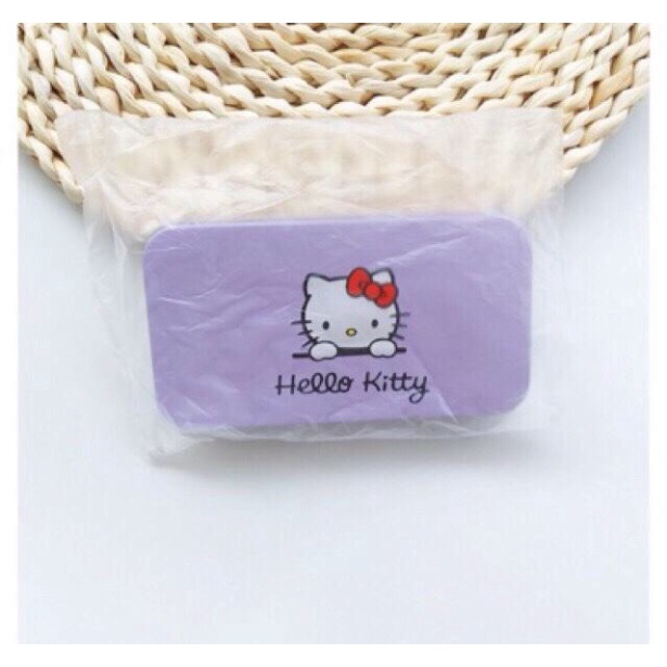 Bộ cọ trang điểm 𝑭𝒓𝒆𝒆𝒔𝒉𝒊𝒑 Bộ trang điểm 7 in 1 Hello Kitty dễ thương