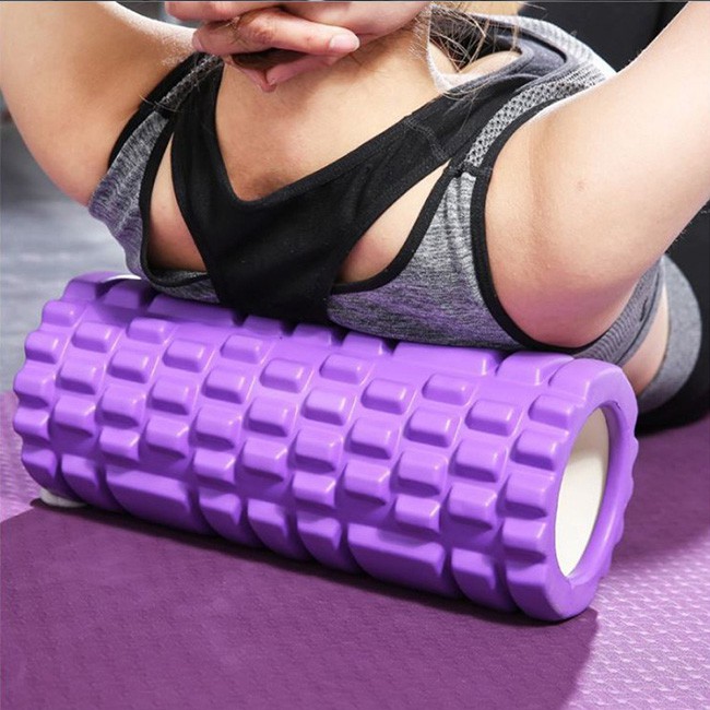 Con Lăn Massage Cơ Thể Foam Roller Giãn Cơ Sau Tập Gym, Fitness , Yoga