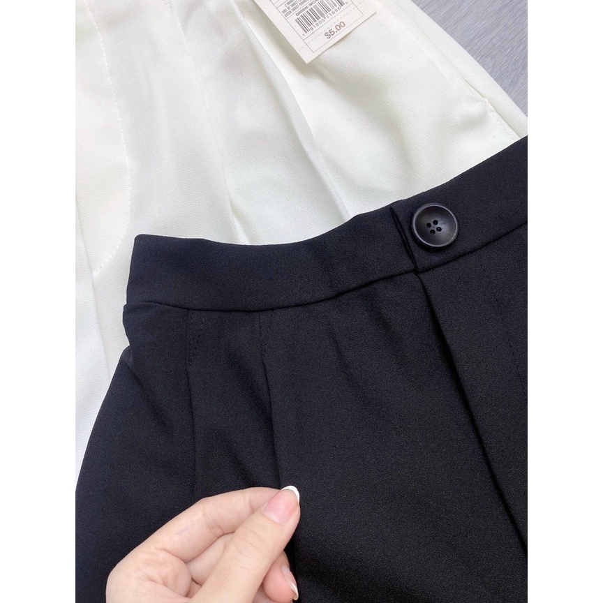 quần short vải đùi nữ chất tuyết mưa xếp ly đẹp u