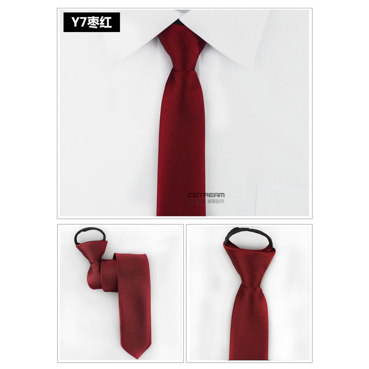 Cà Vạt Nam Bản Nhỏ 5CM Màu Sắc Thanh Lịch