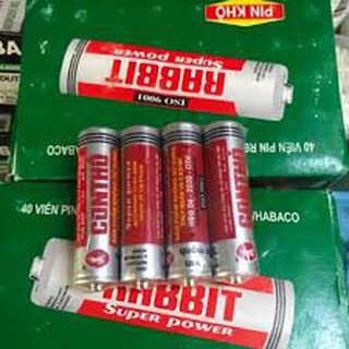 40 viên Pin Con Thỏ Cỡ AA Hỗ Trợ Thiết bị Điện Tử