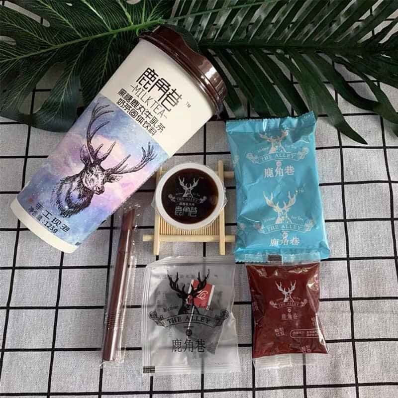 Trà Sữa Tự Pha The Alley 123gr Vị Trà Thái Hồng Đào Ô Long