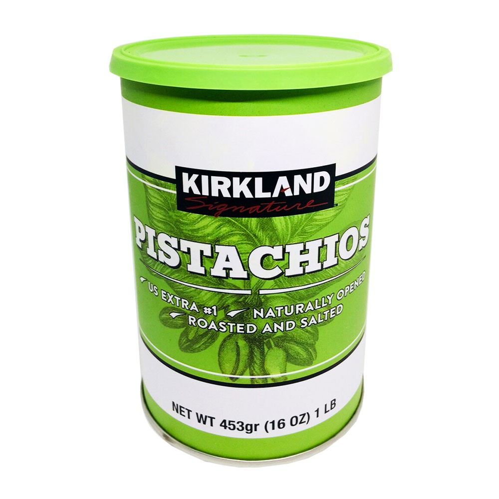 Hạt dẻ cười Kirkland Pistachios cao cấp Mỹ hộp 453g