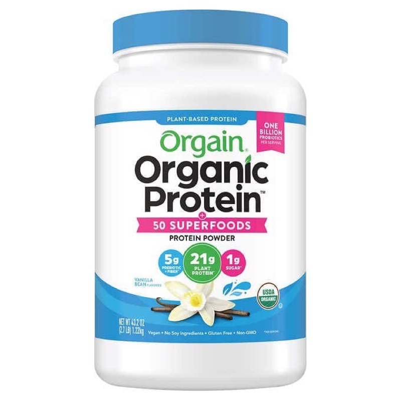 Bột Protein hữu cơ Orgain Organic Protein Superfoods của Mỹ 1.224g