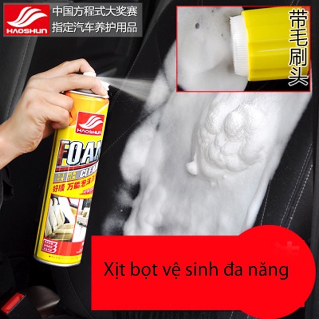 Bình xịt Cheyi VỪA VỆ SINH VỪA LÀM BÓNG NỘI THẤT