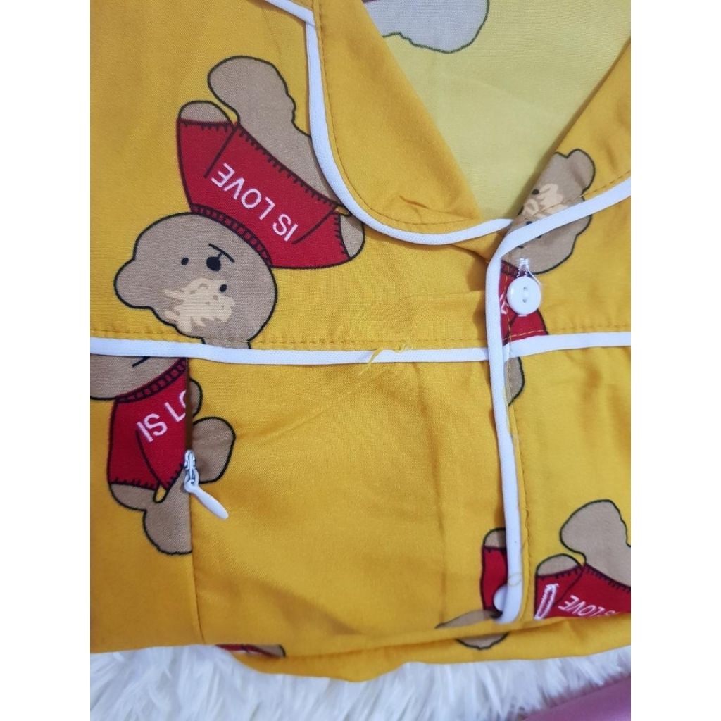Bộ đồ bầu pijama kết hợp sau sinh M150 chất kate thái freesize từ 45 đến 70kg