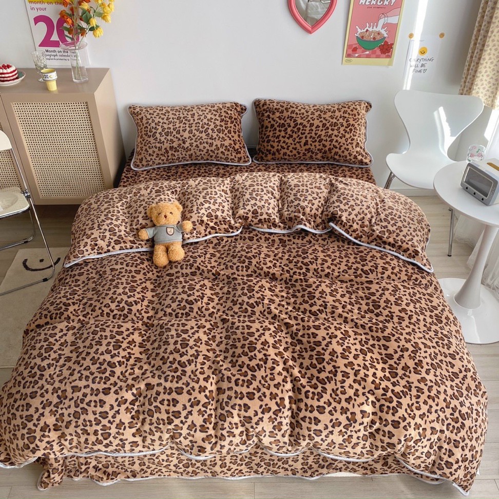 bộ chăn ga nỉ nhung Hàn Quốc mẫu mới | BigBuy360 - bigbuy360.vn